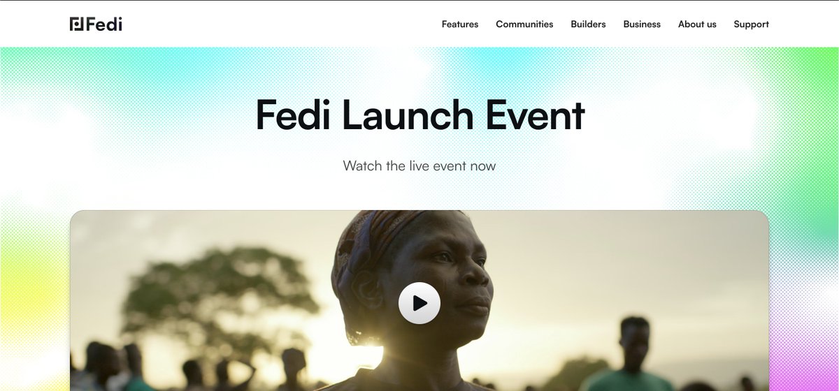 Watch the livestream of our Fedi launch event now at fedi.xyz, and follow this thread for live commentary!