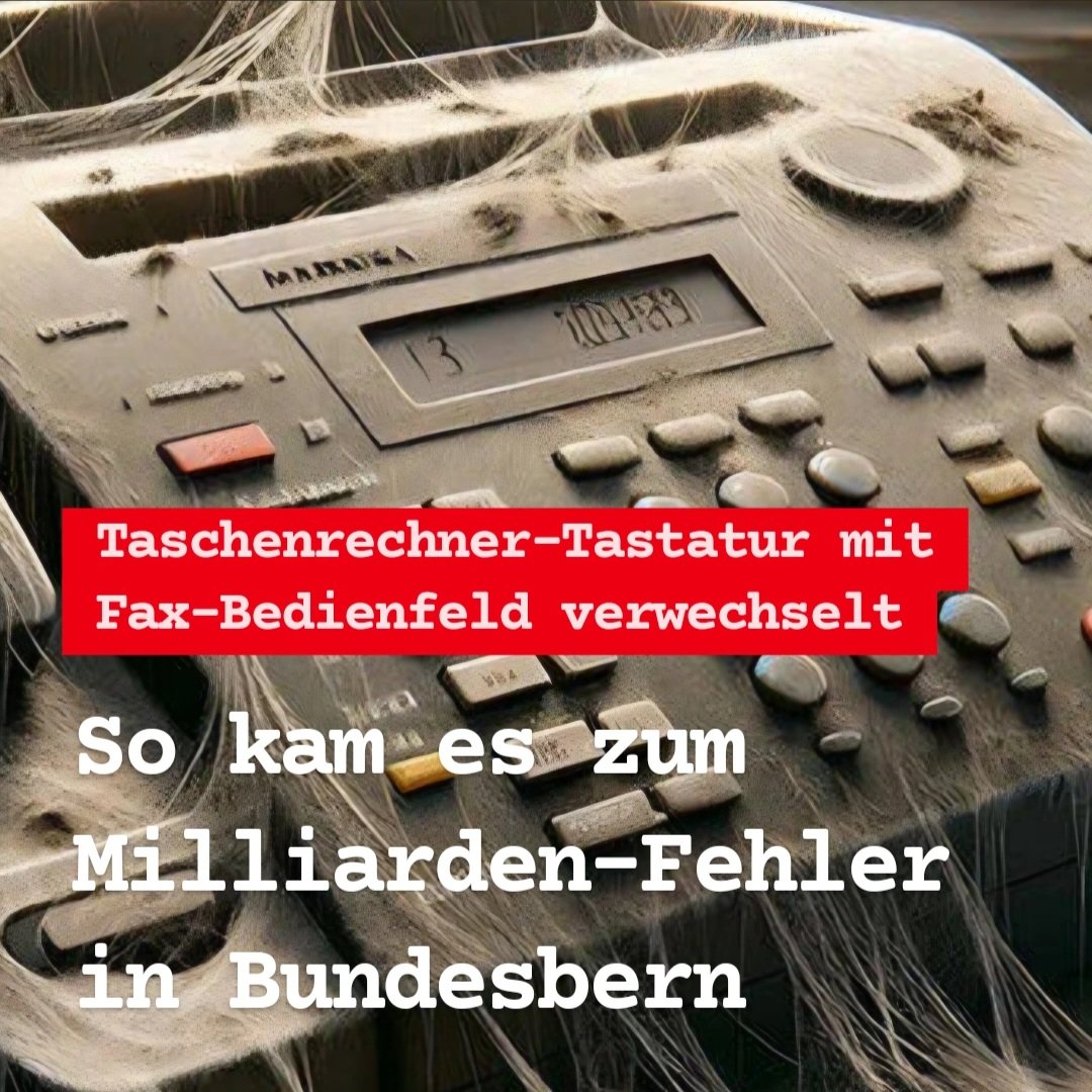 Kann jedem passieren.
 #AHV #Bund