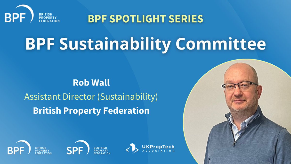 The work of our committees and working groups is key to the BPF's ability to be the voice of the UK property industry.

For this week's BPF Spotlight, we caught up with our Assistant Director <a href="/RobCWall/">Rob Wall</a> to get the latest on the BPF Sustainability Committee➡️bpf.org.uk/media/blogs/bp…