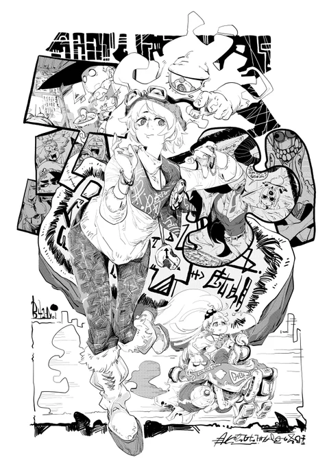 #私はこういう絵師です見た絵師全員参加
とりあえずごちゃごちゃ描いてます 