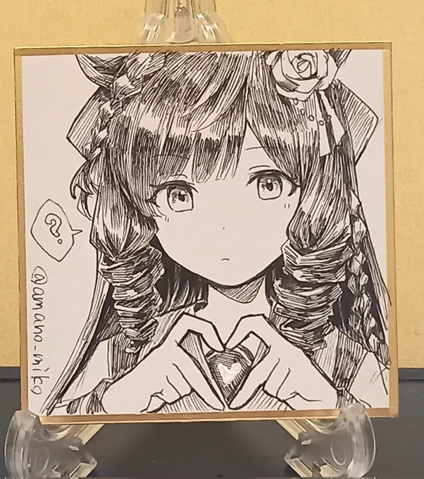 オペ以外もいくらか描いて持って行こうと思っています これはよく分からないままハートを作ってくれるルビ 