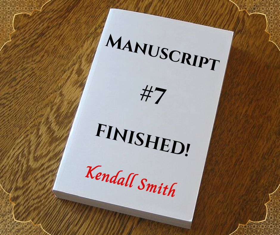 authorkendall's tweet photo. A 3-year long journey comes to an end
Back to my roots in fiction
Final draft... last edit... MY LATEST MANUSCRIPT IS FINISHED
It's a young-adult Sci-Fi mystery set in the year 2070. The hunt begins to find a publisher. Wish me luck! https://t.co/ho3UMLh96q