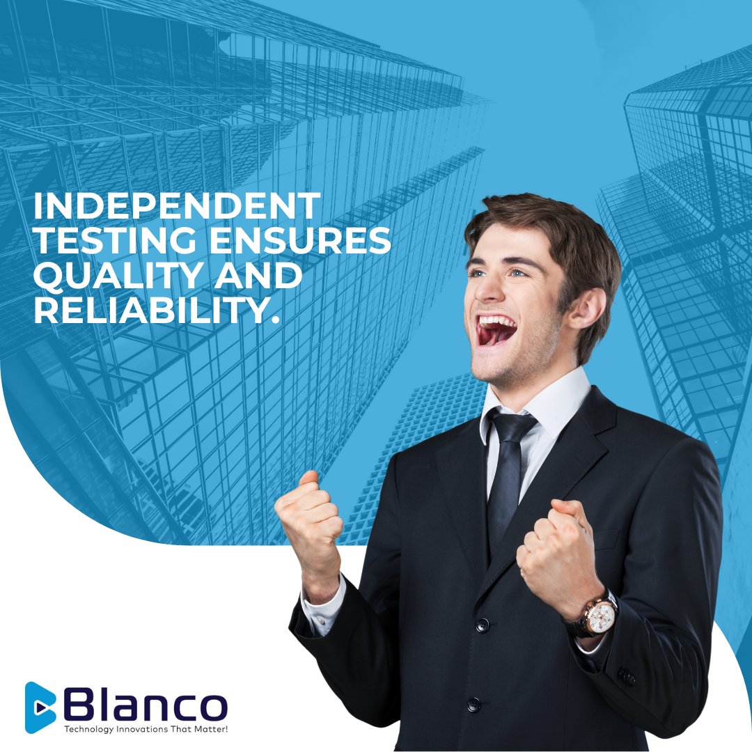 BlancoInfotech's tweet image. Ensure quality and reliability with Third Party Testing. Independent validation boosts confidence, meets standards, and drives success.

#ThirdPartyTesting #QualityAssurance #IndependentValidation #IndustryStandards #SuccessDriven