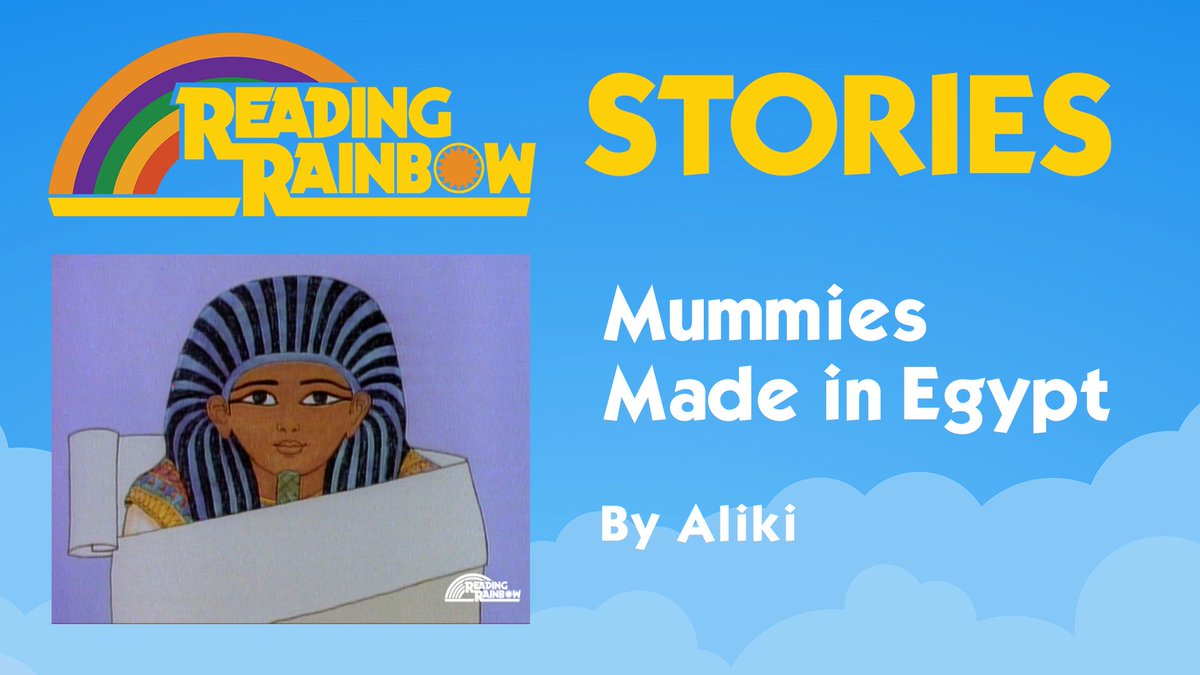 Unlock the secrets of ancient Egypt with Reading Rainbow! 🌟
Join LeVar Burton as he explores the world of mummies with "Mummies Made in Egypt."🔎 

📺 Watch now HERE: loom.ly/CF9XSPA