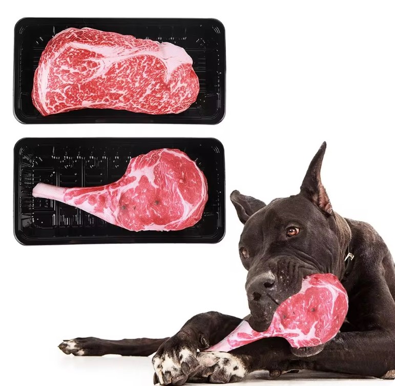 wesellanythingc's tweet photo. Squeaky Steak Design Dog Toys Soft Bite-Resistant Chew And Training Toy for Puppies

Order Link:
https://t.co/PI4OGHqAEm

#dog #steak #dogtoy https://t.co/gy4nfuz6Wd