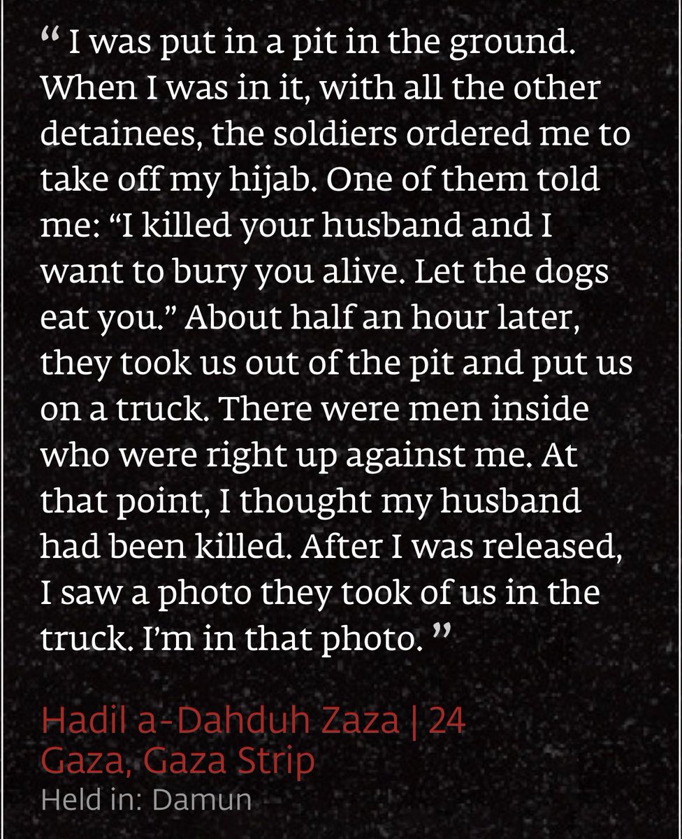 shaabiranks's tweet photo. The testimonies collected by @btselem in their new report on the Israeli torture camps are even worse than you could imagine https://t.co/Bz16u3IDTr https://t.co/Bg1WuPJLzs