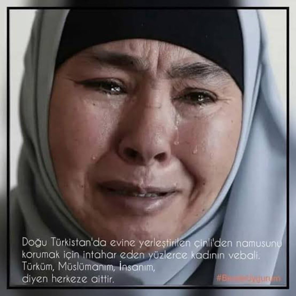 U_Hareketi's tweet photo. ❌ ÇKP tarafından Doğu Türkistan’da evine yerleştirilen Çin’den Namusunu korumak için intihar eden Müslüman Uygur Türkü Kadınların vebalı Türküm, Müslümanım ve insanım diyen herkesin üzerindedir diye intihar eden anneleri Unutmayın ❗️ https://t.co/RXsXVmr5LH
