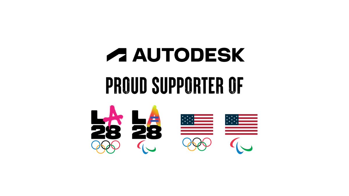 We’re teaming up with <a href="/LA28/">LA28</a> and <a href="/TeamUSA/">Team USA</a>! Over the next four years, we’ll revolutionize how global sporting events are designed and made: autode.sk/4dcGABn.