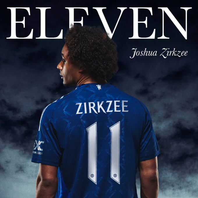UtdDistrict's tweet photo. 🚨 | OFFICIAL:

Joshua Zirkzee will wear the No. 11 shirt for #mufc 🇳🇱 https://t.co/4HqaYmD23c