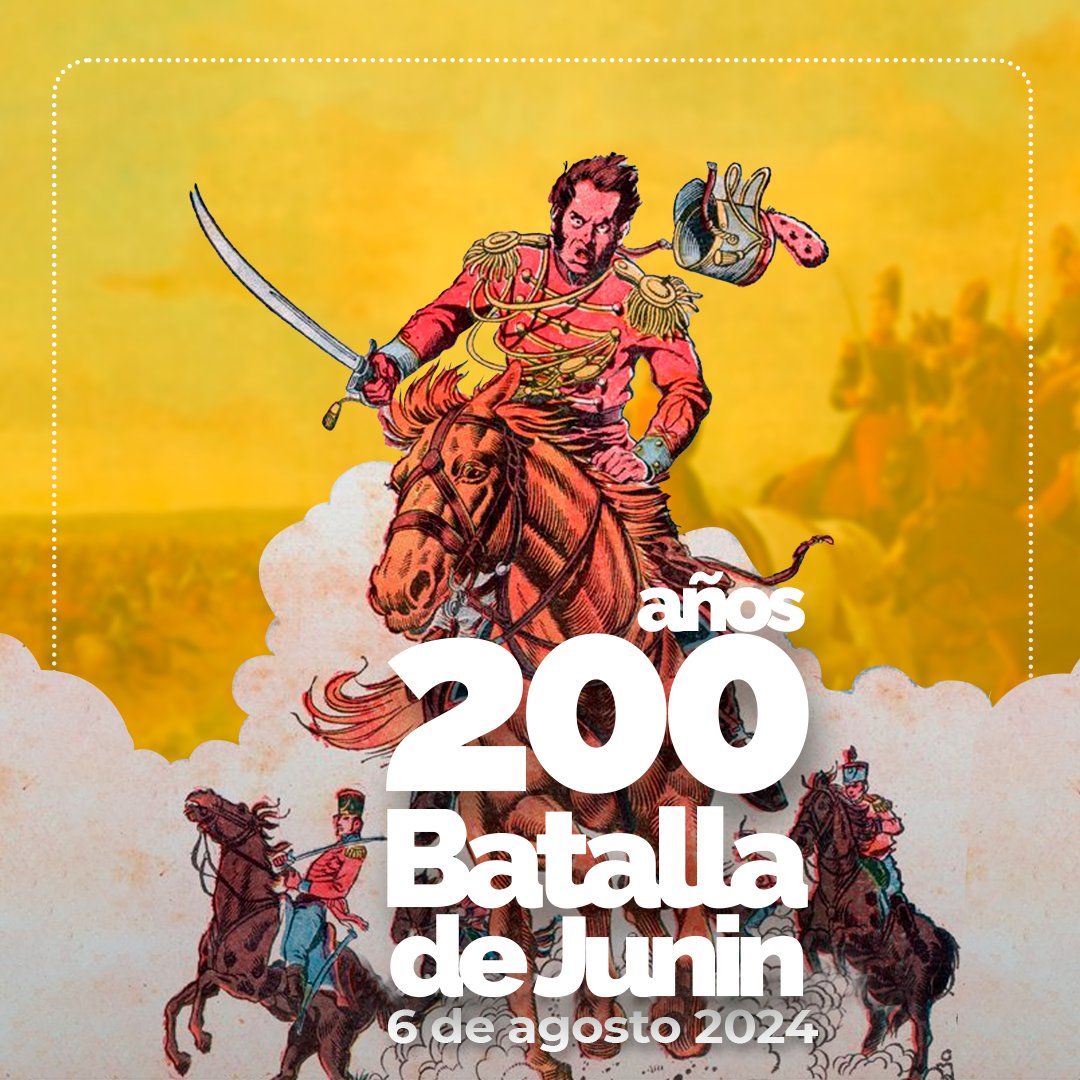 ¡Hoy celebramos el Bicentenario de la Batalla de Junín! Este evento marca un hito crucial en la historia del Perú y América Latina, simbolizando una victoria clave en la lucha por la independencia del dominio español. En esta fecha, homenajeamos a los héroes de esta gesta y