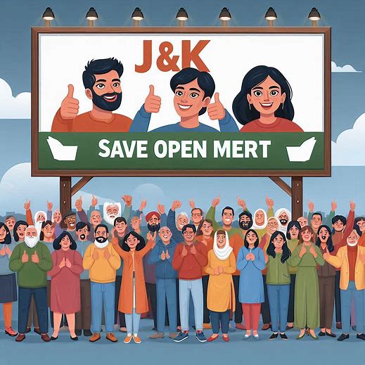 statetonejk's tweet photo. @omasmiti Scrap #NewReservationPolicy 
#SaveOpenMerit Let merit prevail.

Follow 50% Cap in reservation. Stop appeasement policy.
Or face wrath or #GeneralCategory 
#YouthAgainstCorruption https://t.co/B7tIig5aCD