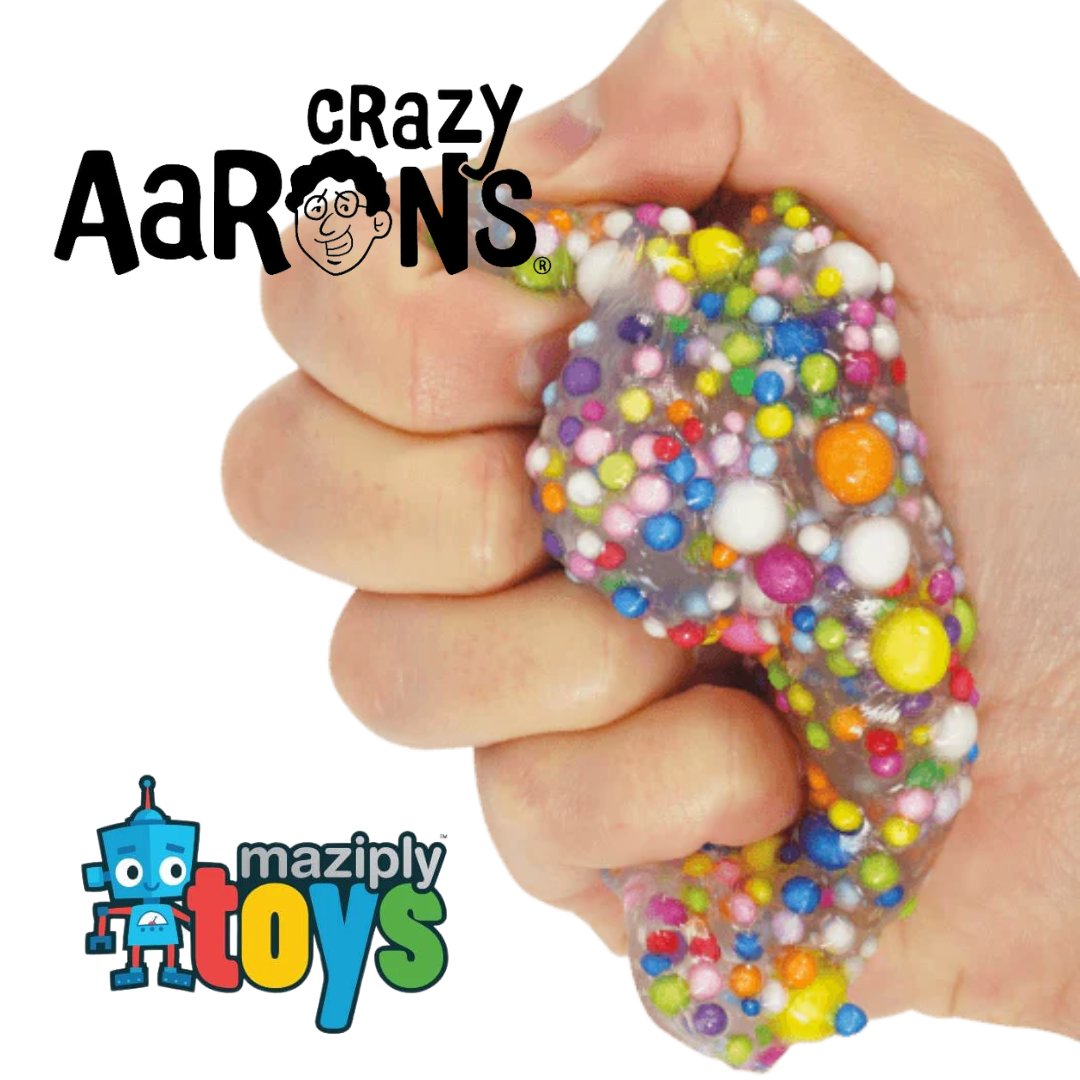 Maziply's tweet photo. Crazy Aaron's putty is perfect for stress relief and sensory play. Available in-store and online! https://t.co/88dNc2Kp2U #CrazyAarons #SensoryPlay #MaziplyToys #StressRelief https://t.co/2ubDNfv2yR