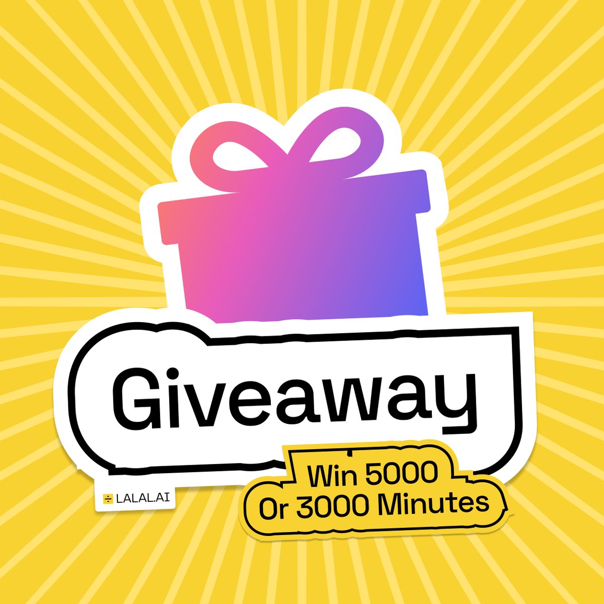 ai_lalal's tweet image. Our #giveaway is ending soon! 🎉 You still have a chance to win $3000 or $5000. Just follow us on Instagram, stay active, and you could be our next lucky winner! Don’t miss out! 👇

instagram.com/lalalaiapp

#LALALAI