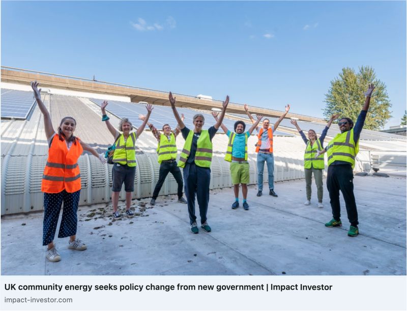 🚀 Community organisations in the UK have added almost £13m to the local economy, offering innovative, community-driven solutions from small-scale solar and wind installations to low-carbon transport and energy efficiency advice.

Many traditional impact investors might not yet