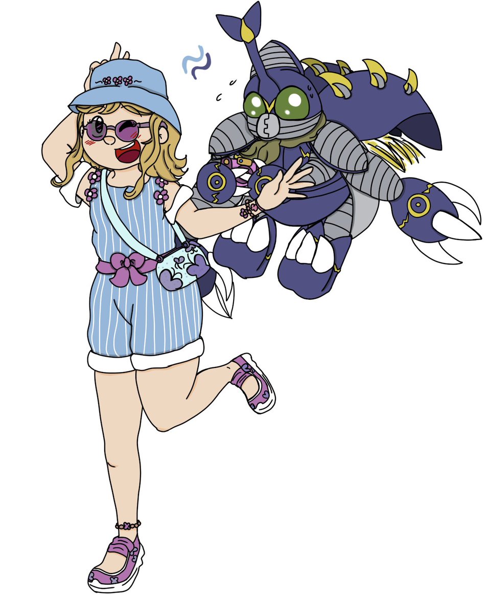 Ranorimoto01's tweet photo. #junzumi
Ran is the annoying kid owning a camera she takes undesired photos with. She will spend holidays and special events like that, until she realize she has got no photo of herself lol. That’s what #blitzmon he would be useful for if his #kokabuterimon form was different🥲. https://t.co/vRAfFVzeBx