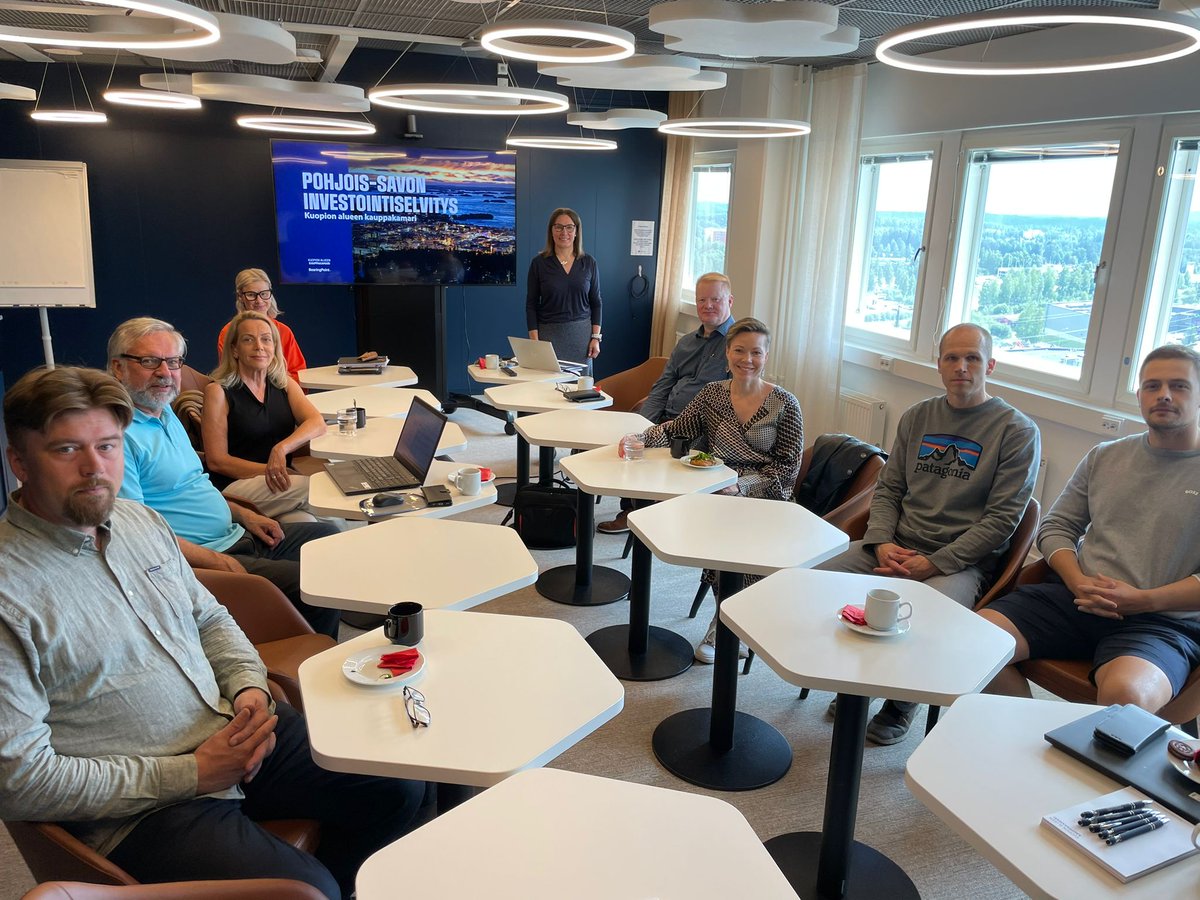 Keväällä meillä <a href="/kuopiochamber/">Kuopion alueen kauppakamari</a> oli iso ilo julkistaa yritysten 13,1mrd€ investointisuunnitelmat Pohjois-Savoon! Tänään keskustelimme <a href="/pohjoissavo/">Pohjois-Savon liitto</a> kanssa kuinka kiihdytämme kasvua &amp; investointeja. Tehdään yhdessä Pohjois-Savosta kiinnostavin &amp; innovatiivisin investointikohde.