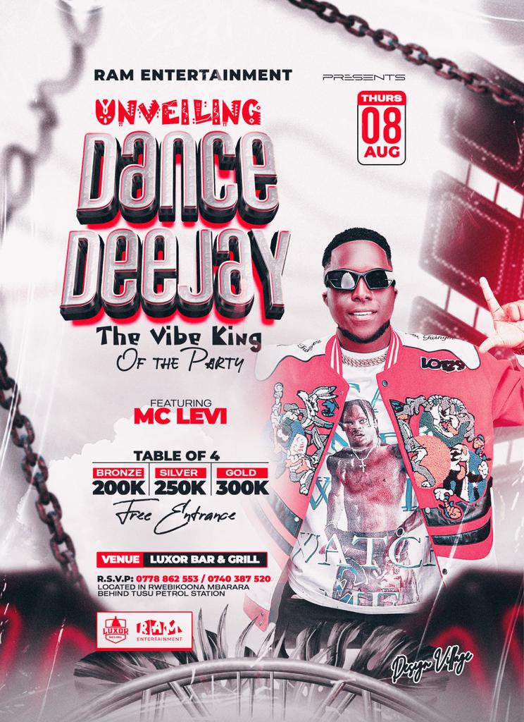 Still about #Unveilingdancedj <a href="/Mc_Levi19/">Mc Levi🎤</a> will perform live 
Make sure you come thru 
@LuxorBarMbra 💨📣📣