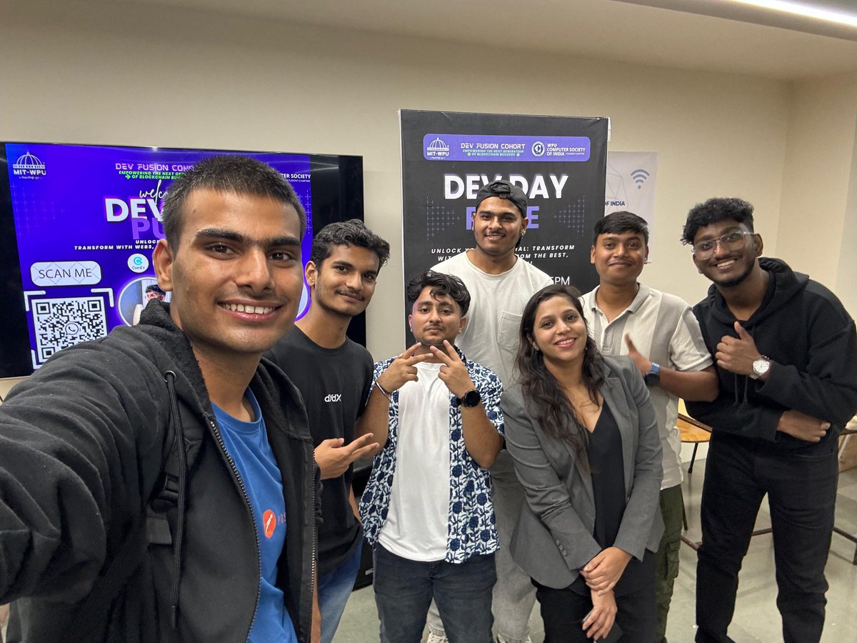 suraj_sharma14's tweet photo. What an incredible experience at Dev Day Pune by @DevFusionCohort .
The fun interactions and the gorgeous MIT Campus made it even better which is not only huge but also breathtaking.
#DevDayPune #DevFusion #MITCampus https://t.co/YYjYhvT5Dn
