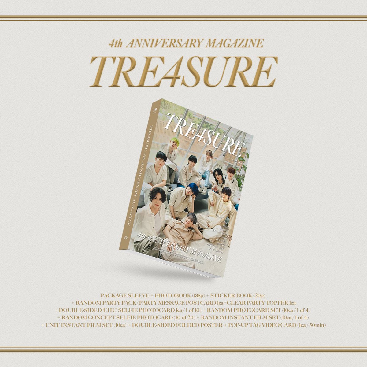 dobbyyosh's tweet image. TREASURE 4th YR Anniv GA 🇵🇭

1 winner of sealed 4th yr anniv magazine

🩵like and repost
🩵reply ur favorite moment w/ @treasuremembers u can add pics/vids
🩵use official tags
🩵will end aug 7, 11pm

4EVER WITH TREASURE
#WonderFOURyearswithTREASURE
#빛나는_트레저_4번째_생일축하해