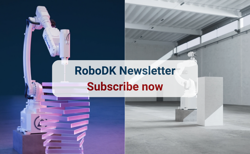 RoboDKinc's tweet photo. Subscribe to our RoboDK Newsletter!
Be the first to receive all new announcements, product information, success stories, and more.

👉https://t.co/wHno3qXGfS

#robodk #newsletter #news #robotics #robot #manufacturing #mfg #industry #automation #offlineprogramming https://t.co/RSr7GefqUS