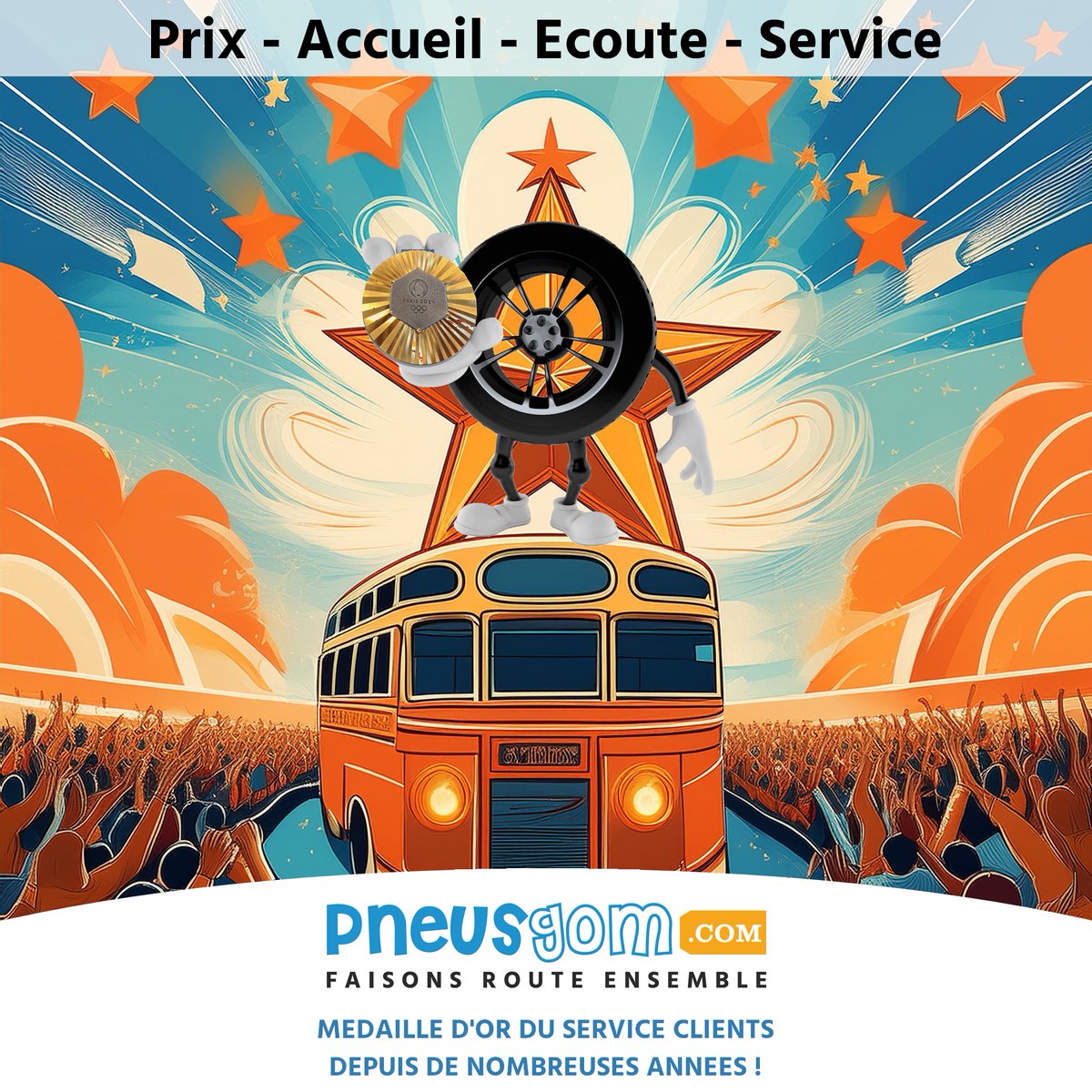 PNEUSGOM's tweet photo. Prix, Accueil, Ecoute, Service
https://t.co/vmqAnDZLwI Médaille d'or du service clients depuis de nombreuses années...
https://t.co/vmqAnDZLwI avec vous au quotidien ! https://t.co/LJcGHaHc2k