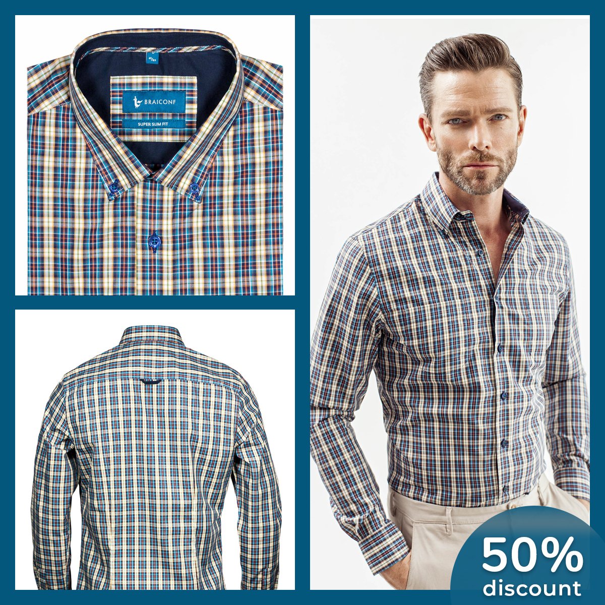 Braiconf's tweet photo. Încă poți beneficia de 🔥 reduceri active la selecția de 👔 cămăși Braiconf, precum această cămașă casual cu guler button down.

Vezi aici 👉 https://t.co/yF5531ZLvM.

#camasibarbati #camasidesezon #camasicasual #braiconf1950 https://t.co/tp8DsV826X