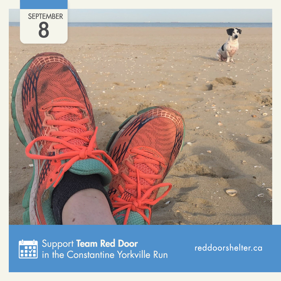 Maybe running isn’t for everyone. It might be a bit painful, but doing good feels great! Run the Constantine Yorkville 5K with Heather from Red Door or donate towards the ‘Team Red Door’ goal.

Donate here ➤ raceroster.com/events/2024/82… 

Red Door – Toronto's largest family shelter