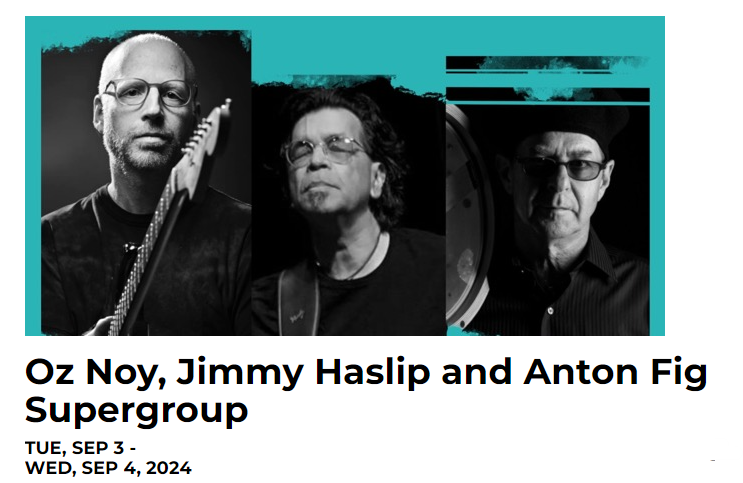 #Seattle's Jazz Alley welcomes internationally acclaimed guitar virtuoso Oz Noy with bassist Jimmy Haslip and drummer Anton Fig for two nights on Sept. 3 - 4. Get your tickets here: jazzalley.com/www-home/artis… <a href="/Jazz_Alley/">Dimitriou's Jazz Alley</a> <a href="/TheAntonFig/">Anton Fig</a> #LiveMusic #JazzAlley