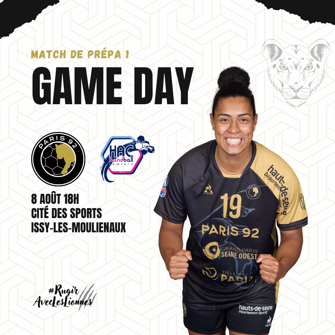 🔥 Match de prépa numéro 1
Paris 92 🆚 @hachandballofficiel
🕢 18h
🎟️ Entrée libre
🏟 Cité des Sports, Issy-Les-Moulineaux
