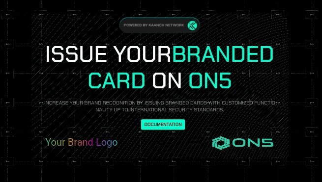 On5Protocol's tweet image. 🚀 Introducing the revolutionary #On5 Card Network! 🌐 Say goodbye to middlemen and hello to a decentralized, secure, and efficient payment experience. Your branded card, your rules. Launching soon! #On5CardNetwork #DecentralizedPayments #kaanchnetwork