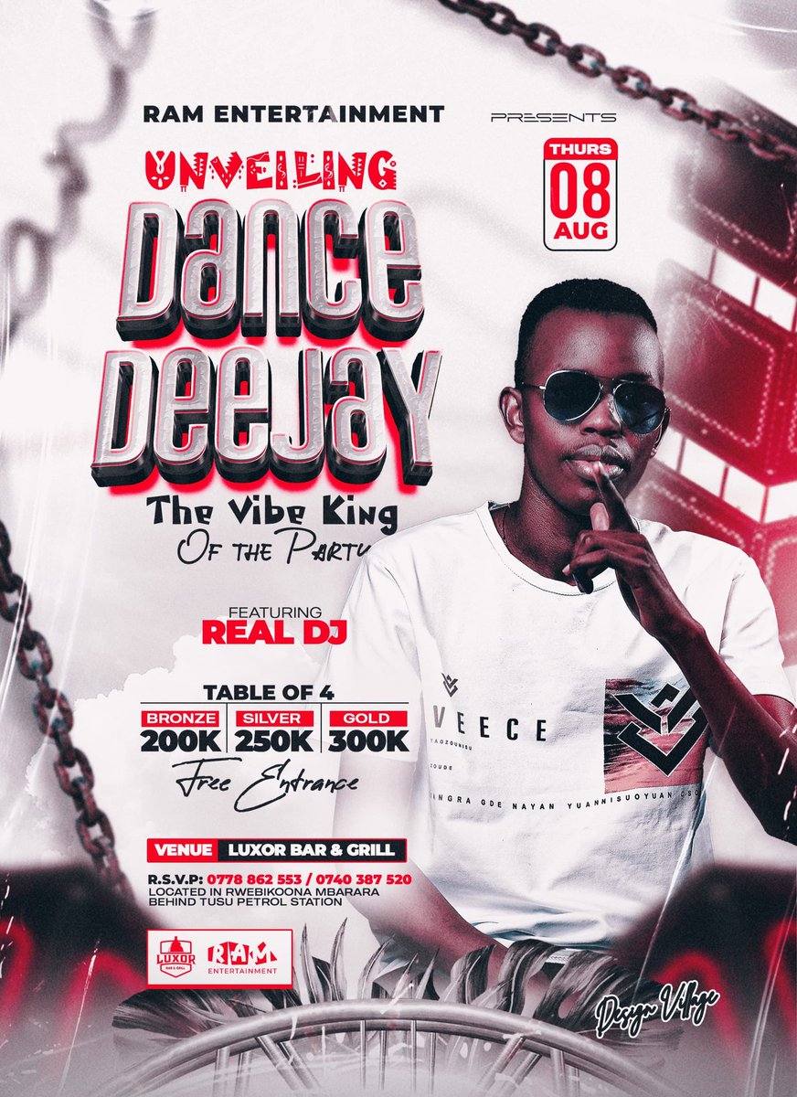 Live set <a href="/RealDeejay1/">Real Dj.2manydjs</a> on the line up this Thursday come lets groove flex n vibe all night long @LuxorBarMbra as we unveil dance deejay
#UnveilingDanceDj 💥