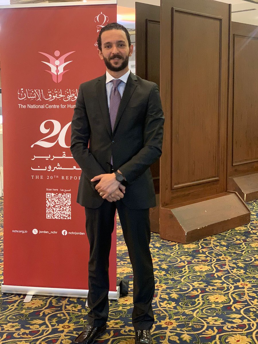 jotransparency's tweet photo. Adham Al-Raggad, member of #TransparencyKnights attended the launch of the 20th Annual Human Rights Report for 🇯🇴 2023.
The event featured Chairperson Samar Al-Hajj Hassan & Commissioner General Jamal Al-Shamileh, alongside officials, civil society, and media representatives. https://t.co/eqYEBoy0iq