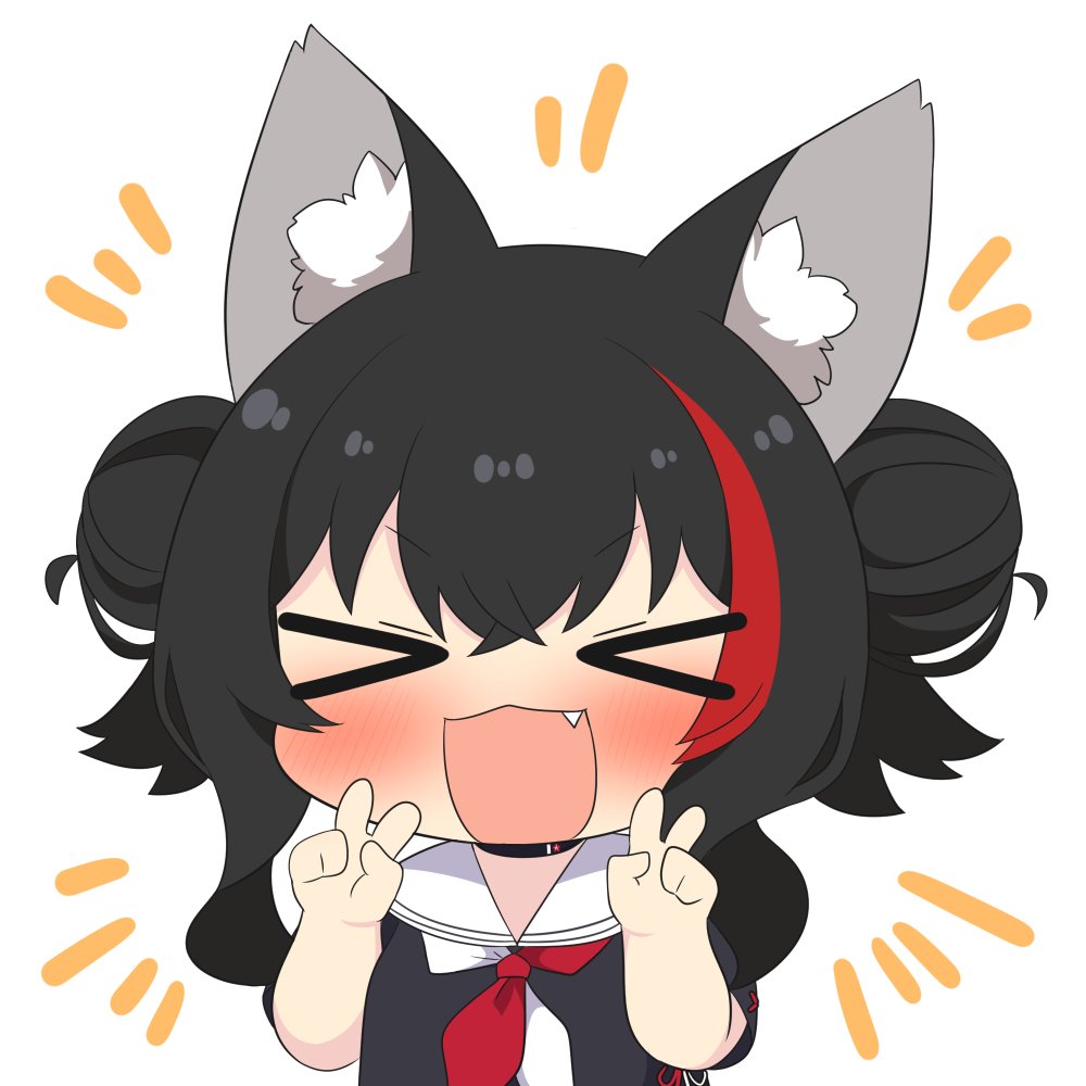 大神ミオ 「ハイテンションみおーんかわいかったよねっていう #みおーん絵 」|トゥーミのイラスト
