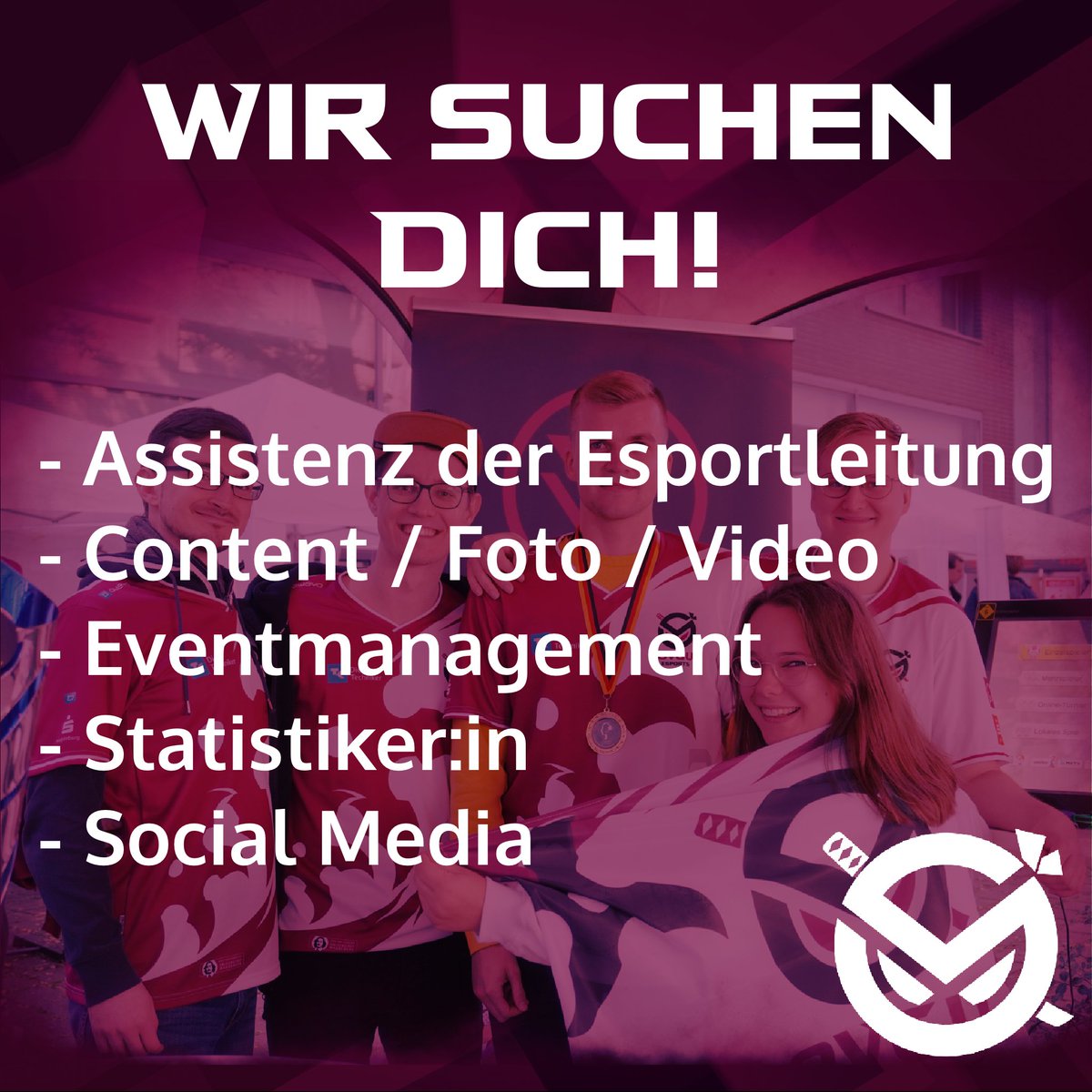 ovguesports's tweet photo. Unsere Community wächst und unser Orga-Team auch!
Du willst dabei sein?🤝
Dann melde dich per DM📲oder via Ticket auf unserem Discord
Du willst wissen, was dich an Aufgaben erwartet?
Im #mitwirken Channel auf unserem Discord findest du weitere Infos: https://t.co/JIJqGfUyTF https://t.co/oK1yuE11yC