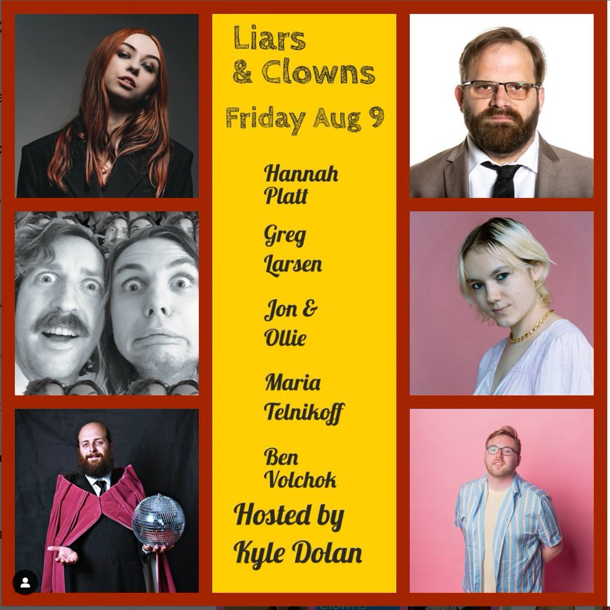 Jon & Ollie - See MIME CLUB at #EdFringe! (@jon_and_ollie) on Twitter photo Look at that lineup!
We're going to be at Liars & Clowns at 11.55pm at The Box in <a href="/AssemblyFest/">Assembly Festival</a> on the 9th of August with this HILARIOUS group of fellow clowns and comedians.
See you there friends!
#EdFringe #UnleashYourFringe Look at that lineup!
We're going to be at Liars & Clowns at 11.55pm at The Box in <a href="/AssemblyFest/">Assembly Festival</a> on the 9th of August with this HILARIOUS group of fellow clowns and comedians.
See you there friends!
#EdFringe #UnleashYourFringe