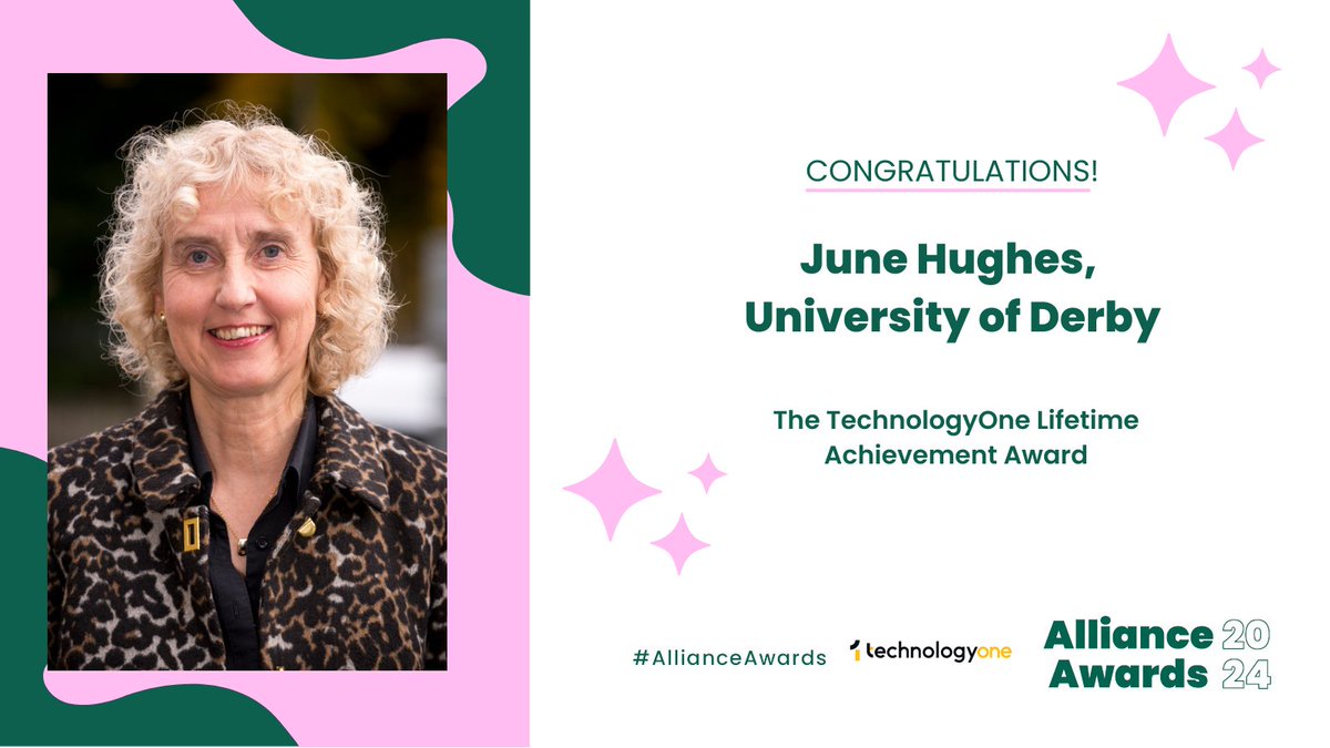 June began at Derby in 1987 and was a member of their Executive Board by 2015. Helping staff to improve student outcomes, helping shape national policy for HE professional service and much more. June truly has had a lifetime of achievement!

Read more at: shorturl.at/qxWZR