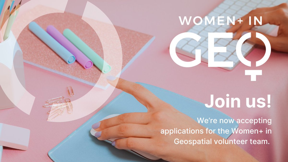 Women+ in Geospatial tweet media