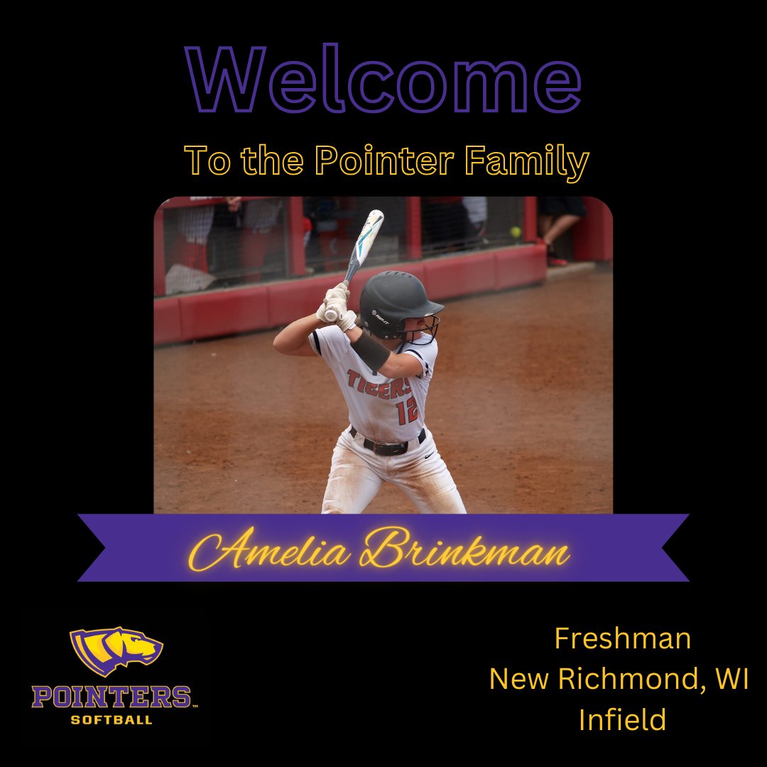 uwsp_softball's tweet photo. We are excited to begin announcing our incoming Pointer Softball Players throughout August!
First up:

Amelia Brinkman
3x All Conference 
All District 

#PointerFamily #Team45 https://t.co/xgECVAj4XJ
