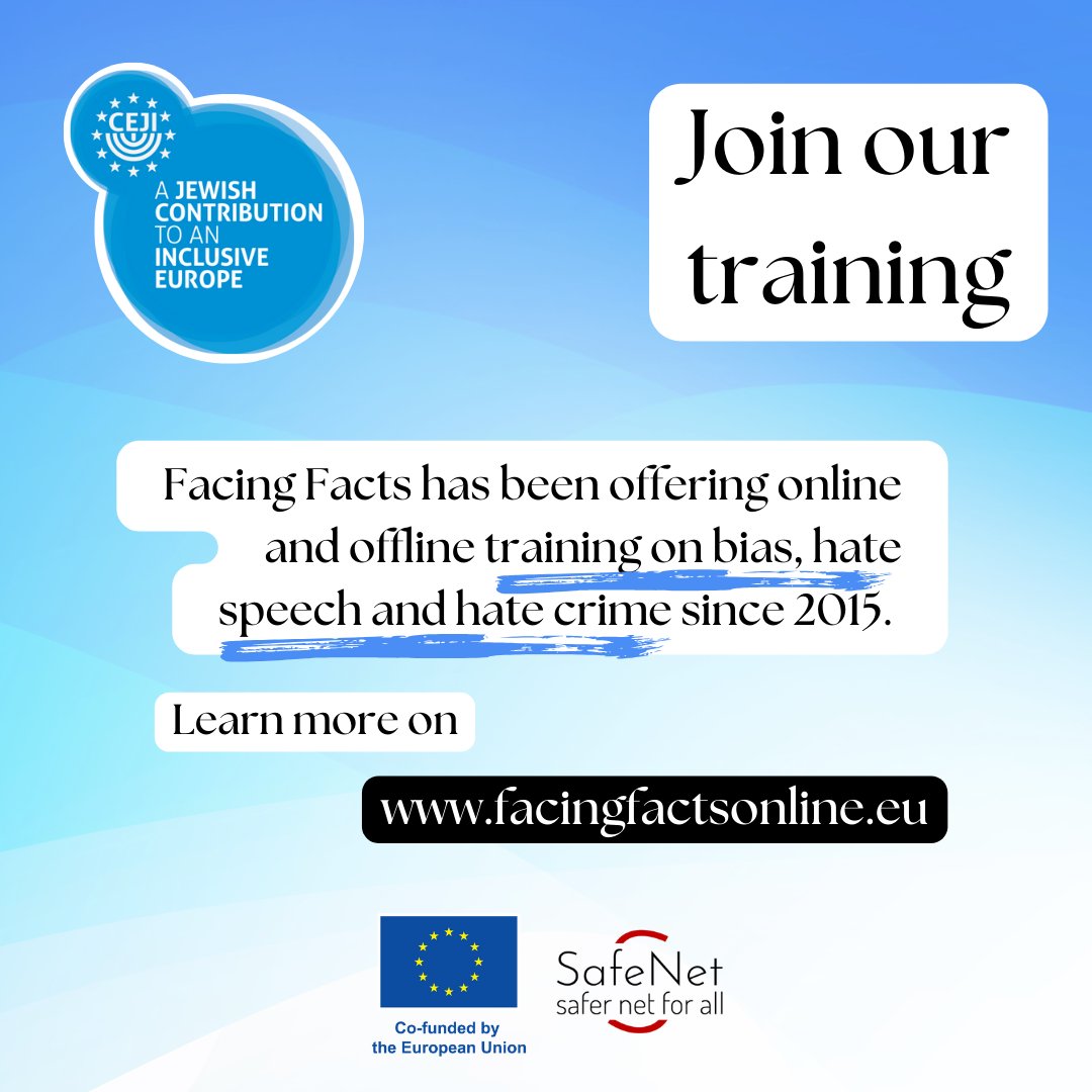 INACHnet's tweet image. #SafeNet presents @cejioffice - a Jewish Contribution to an Inclusive Europe is a leading independent Brussels-based anti-discrimination NGO. Our vision is an inclusive and democratic #Europe in which people enjoy their unique potential with all their diversity.