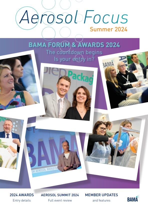 BAMA’s Aerosol Focus Summer 2024 is now available to view online: lnkd.in/eykNRJ_2

Featured in this edition are our 2024 Forum &amp; Awards sponsor, Sarten, member features and news, plus reports on the Aerosol Summit 2024, Air Quality Seminar and Discussion Evening.
