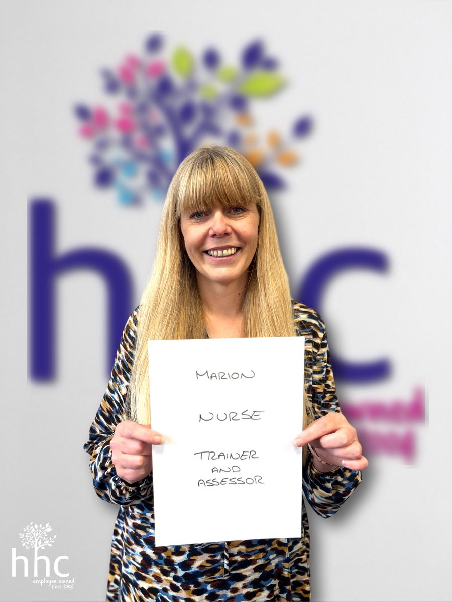 Marion 

I left school at age 17. I went onto work as a Care Assistant with the ambition of training to become a Nurse. I now work as a Trainer with Highland Home Carers. 
“Consider careers with development pathways.”

#NoWrongPath
#DYWScot
