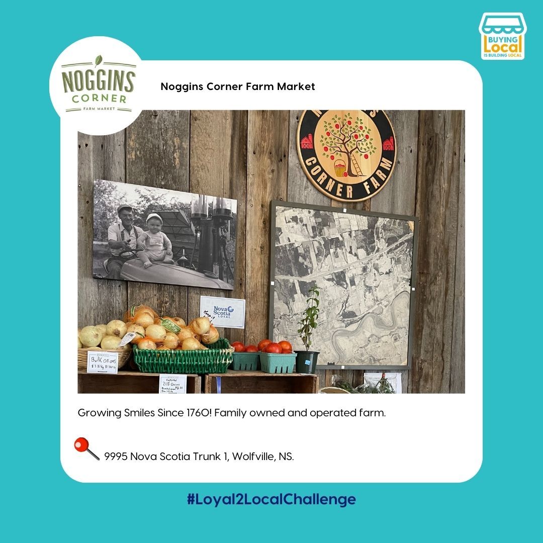 ValleyCU's tweet image. Celebrate local! WEEK #8 Winner: Camille H, from Wolfville! $100 gift card for Noggins Corner Farm Market in Greenwich. Find us at local events all summer to spin the digital wheel, or visit our website to learn more. Join the #Loyal2LocalChallenge and show your support #ValleyCU