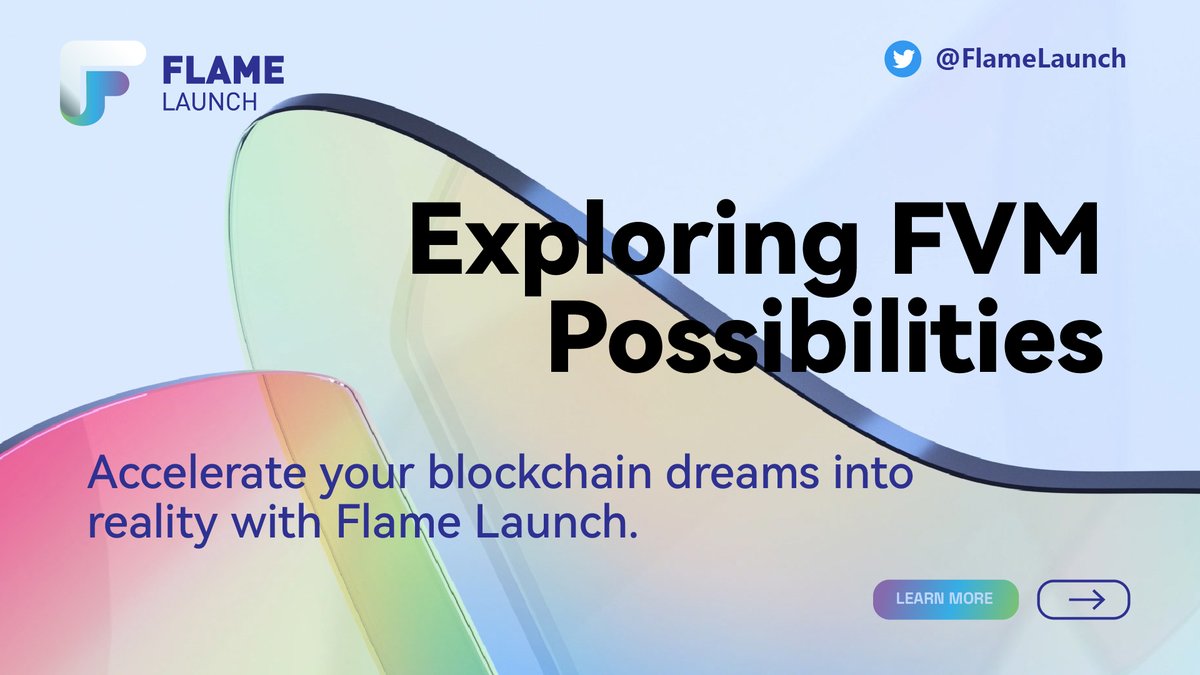 Exploring FVM Possibilities 🌟

Ready to take your blockchain project to the next level? With Flame Launch, you can accelerate your dreams into reality. 
Our platform provides unparalleled resources, expert guidance, and a robust support network to help you unlock the full
