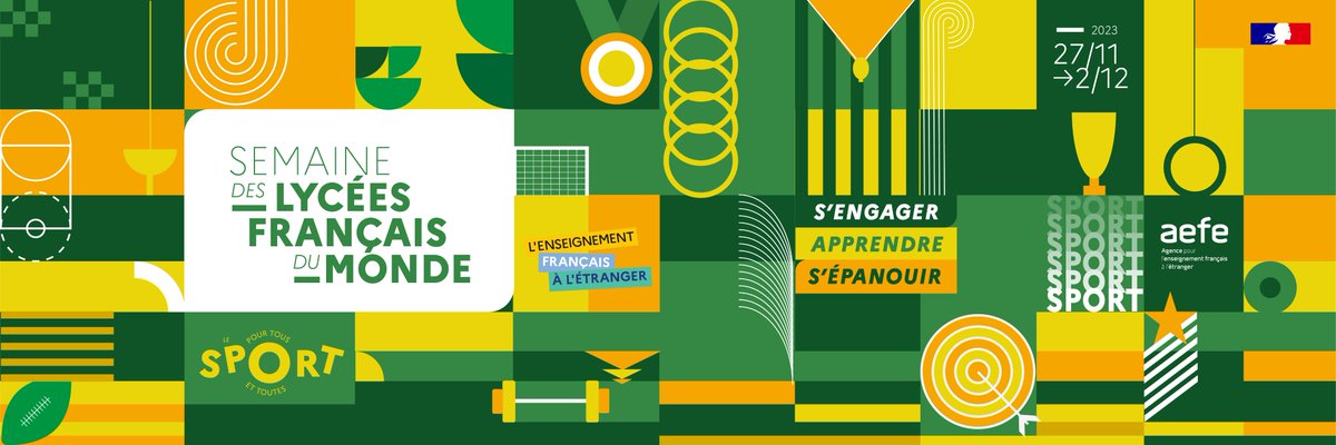 aefeinfo's tweet photo. À l’occasion de Paris 2024, revenons sur les moments forts de l’année thématique #AEFEsport dans le réseau de l'EFE. La 7e édition de la #SLFM, s'est déroulée du 27/11 au 2/12 2023, sous le thème : « Apprendre, s’engager, s’épanouir : le sport pour tous et toutes. » https://t.co/akjciUPSzq