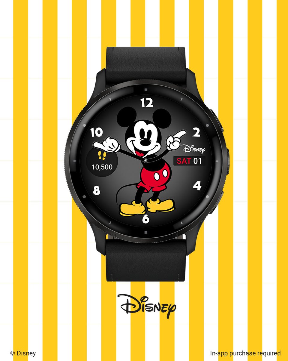 Garmin's tweet photo. Feature characters on your smartwatch with new watch faces for @starwars' Grogu, @Marvel’s Tony Stark, and @Disney's Mickey Mouse and Minnie Mouse.

Now available in the #ConnectIQ store. https://t.co/mjdjM6ONzq https://t.co/ChgAFKnQmp
