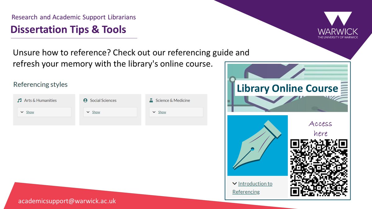 University of Warwick Library tweet media