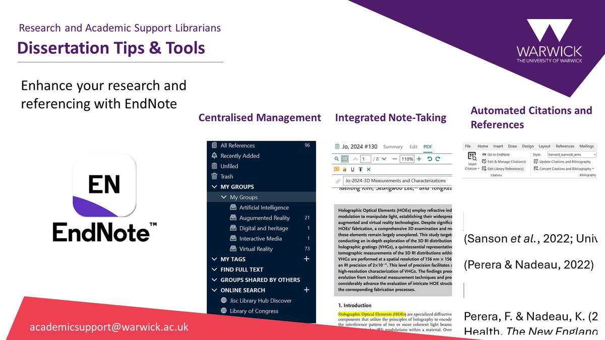 University of Warwick Library tweet media