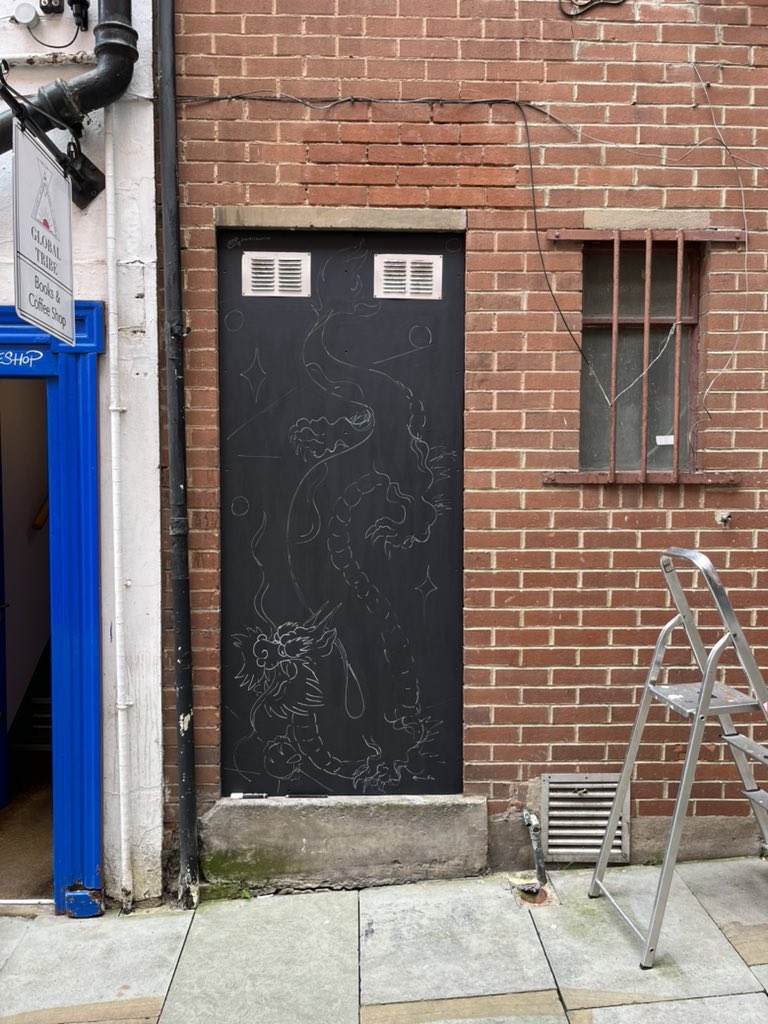 Mural in progress