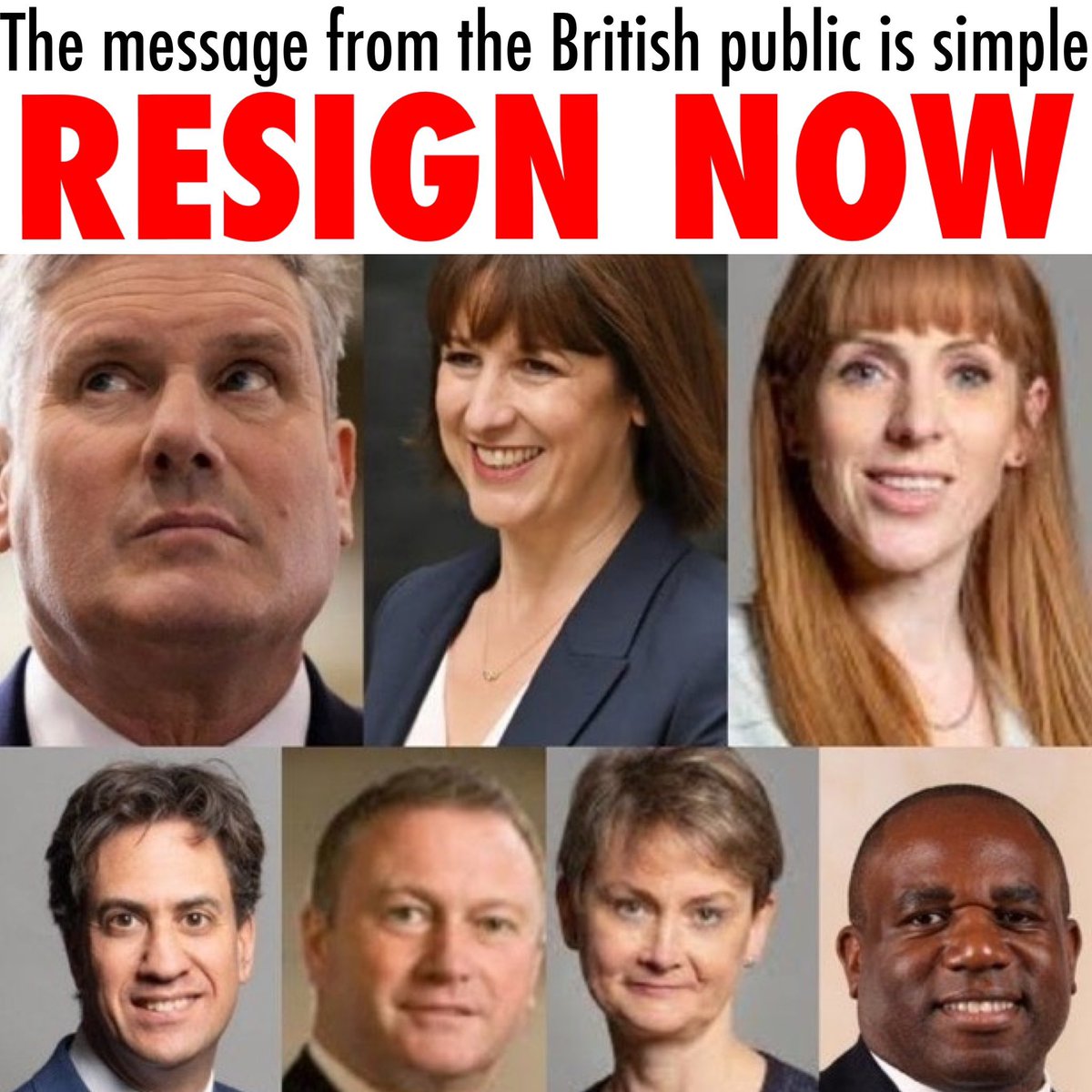 All useless.
All traitors.
All should RESIGN.