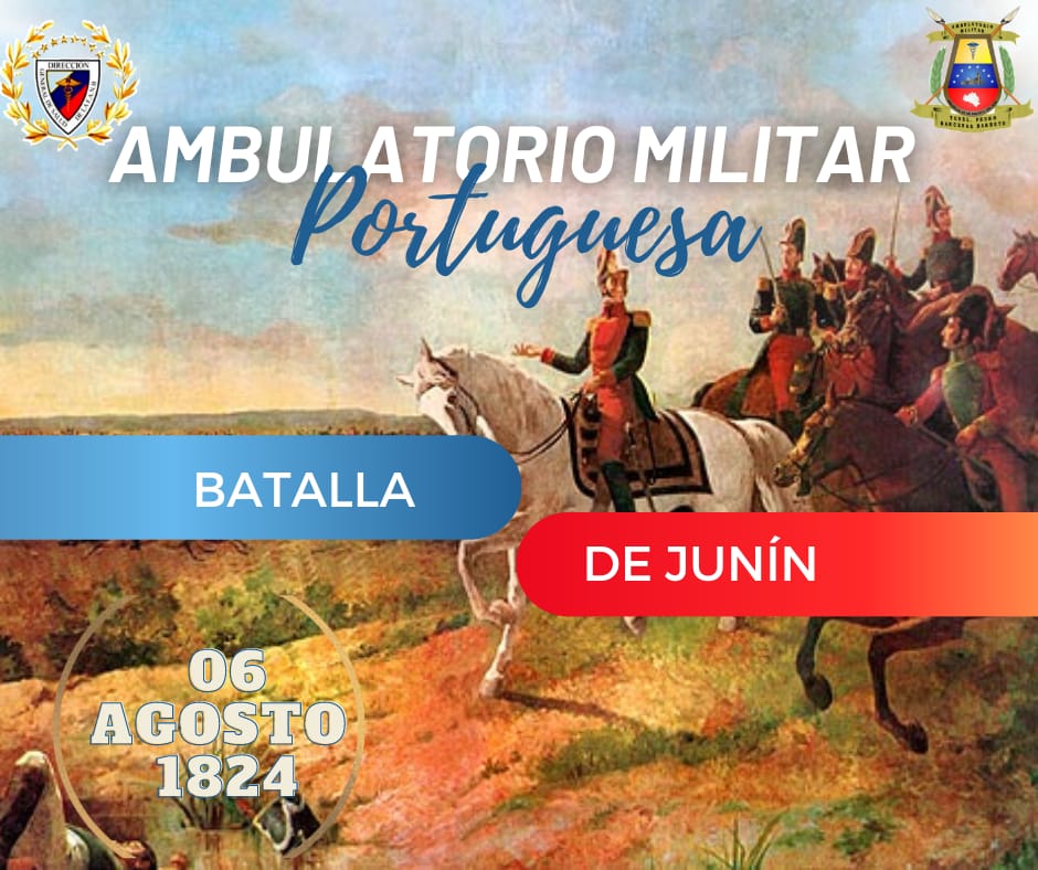#06AGO||• La Batalla de Junín se decidió a favor del ejército patriota gracias a la determinación de los Húsares del Perú. En honor a la victoria, el libertador cambió de nombre al escuadrón por el de “Húsares de Junín”.
